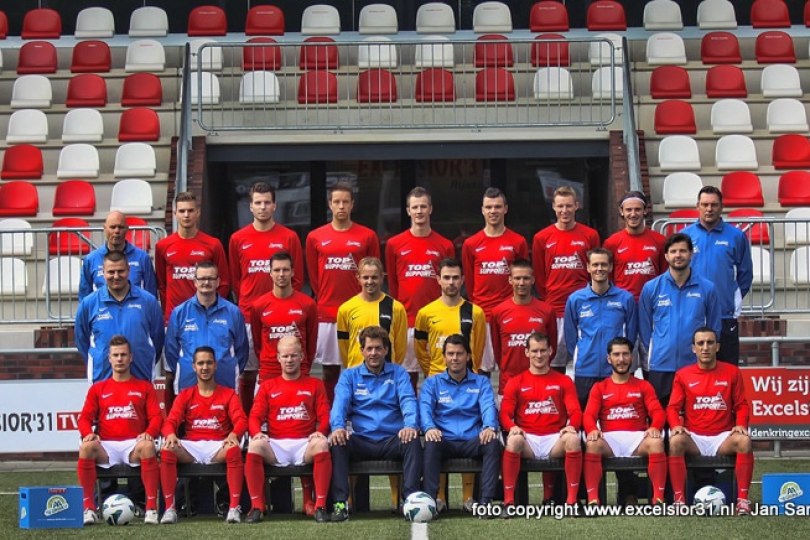 Foto bij 1e elftalselectie Excelsior'31 (seizoen 2014/15) vereeuwigd