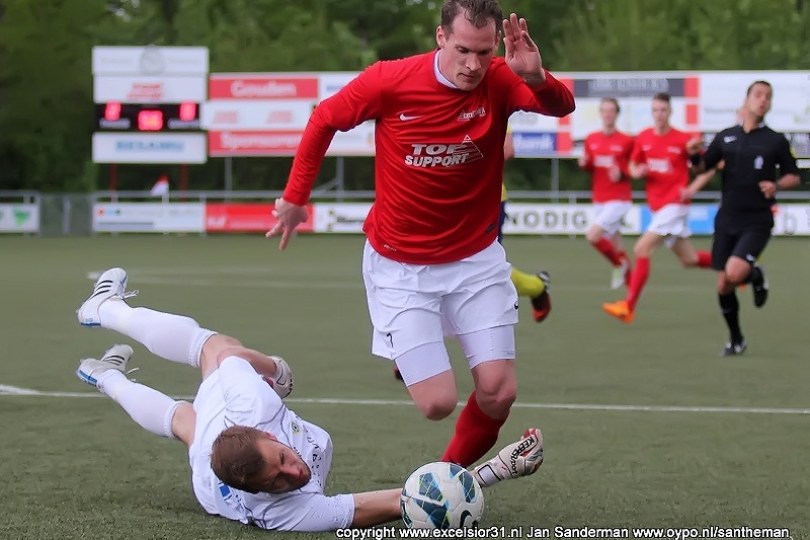 Foto bij Excelsior'31 periodekampioen na winst op Staphorst (samenvatting geplaatst)