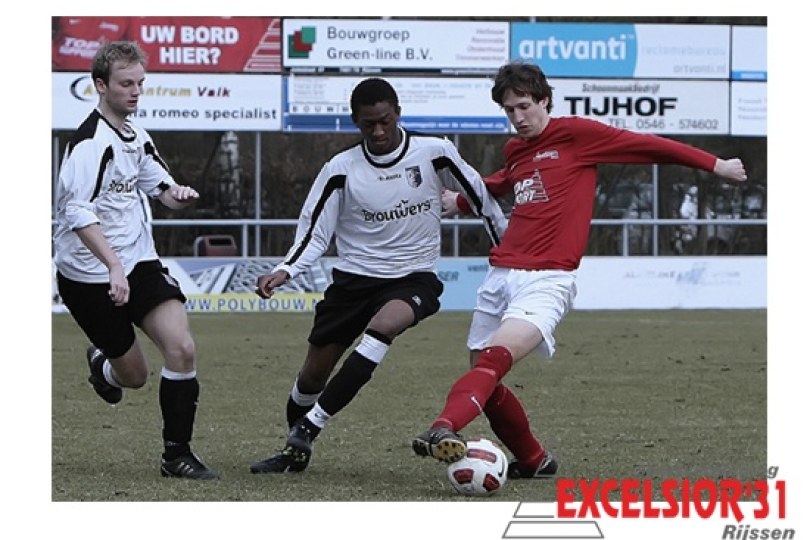 Foto bij Excelsior'31 2 de meest gelukkige na 90 minuten (eerste puntenverlies voor 3e elftal)