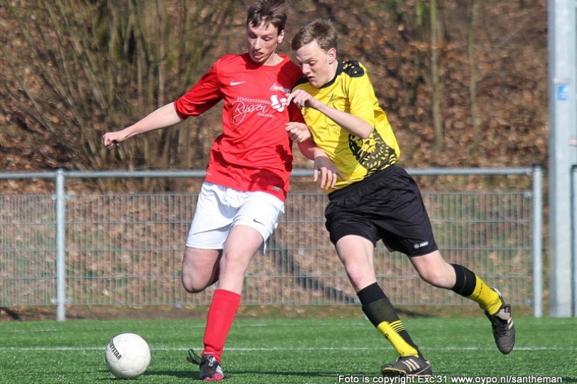 Foto bij G-team Excelsior'31 wint nipt van Colmschate