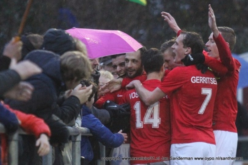 Foto bij Excelsior'31 1 start seizoen in Hoofdklasse B thuis tegen promovendus SDVB