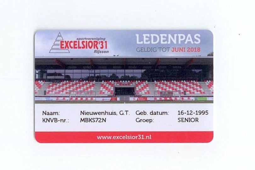 Foto bij Info over nieuwe ledenpas