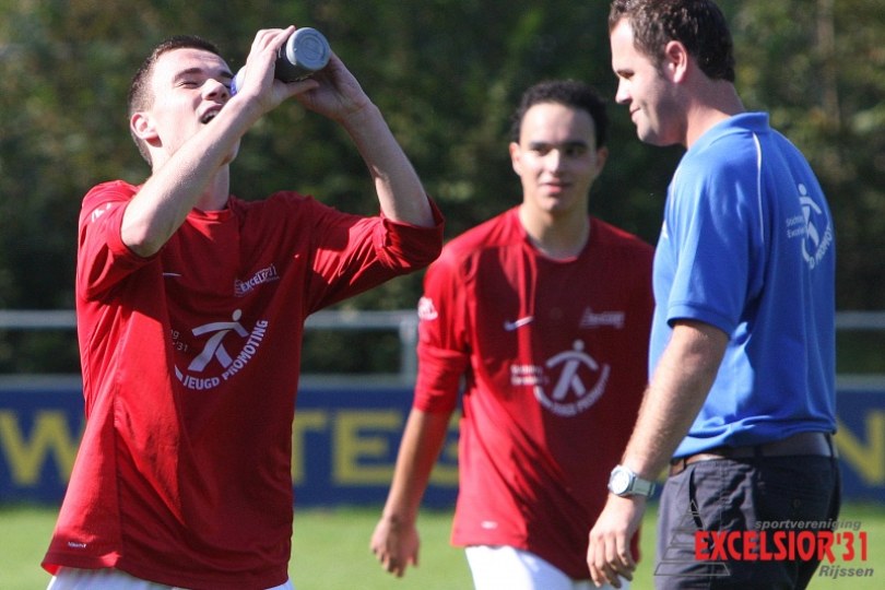 Foto bij  Wegen Excelsior'31 en A1 trainer Jorden Abel scheiden per direct