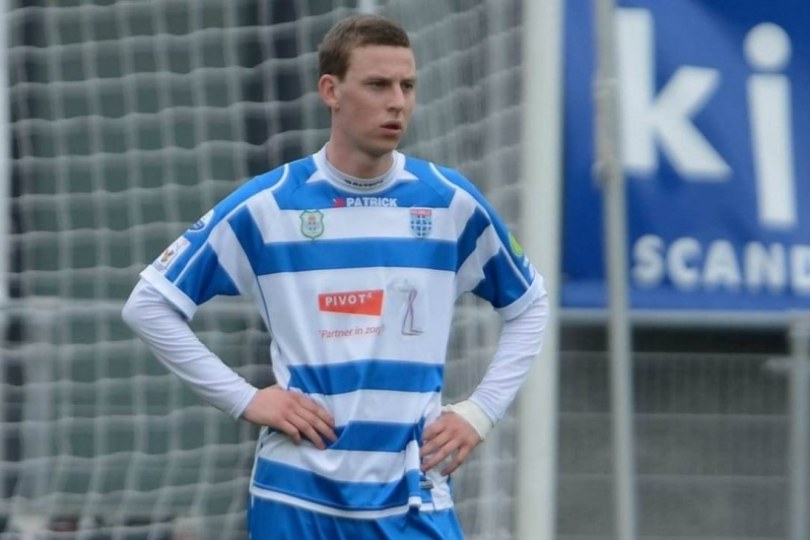 Foto bij Pim ten Have en Carlos Lopes Macedo naar Excelsior'31