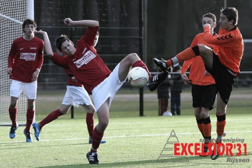 Foto bij B1 (ondanks sensationeel laatste kwartier) uit de beker geknikkerd door Voorwaarts Twello (4-3)